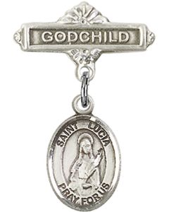 St Lucia of Syracuse Baby Badge - 9065/0736