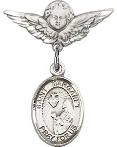 St Margaret Mary Alacoque Baby Badge - 9072/0735