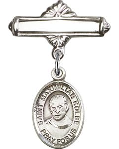 St Maximilian Kolbe Baby Badge - 9073/0730