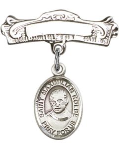 St Maximilian Kolbe Baby Badge - 9073/0732