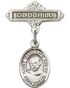 St Maximilian Kolbe Baby Badge - 9073/0736