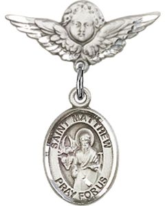 St Matthew the Apostle Baby Badge - 9074/0735