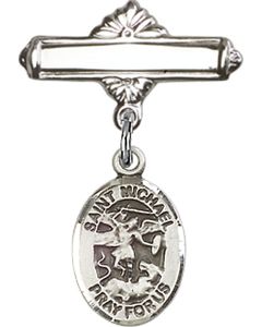 St Michael the Archangel Baby Badge - 9076/0730