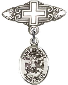 St Michael the Archangel Baby Badge - 9076/0731