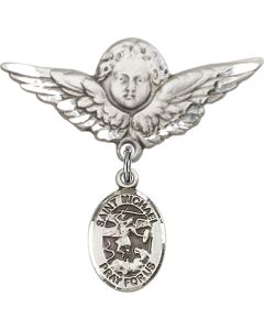 St Michael the Archangel Baby Badge - 9076/0733