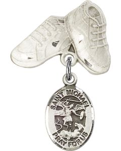 St Michael the Archangel Baby Badge - 9076/5923