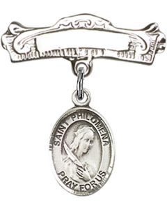 St Philomena Baby Badge - 9077/0732
