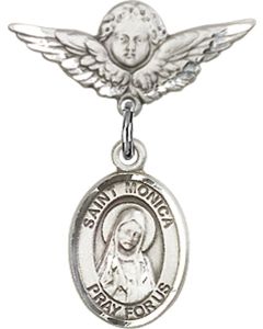 St Monica Baby Badge - 9079/0735