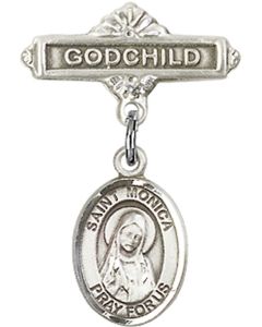 St Monica Baby Badge - 9079/0736