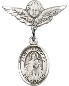 St Nicholas Baby Badge - 9080/0735