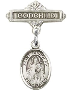 St Nicholas Baby Badge - 9080/0736