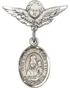 Our Lady of Loretto Baby Badge - 9082/0735