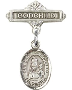 Our Lady of Loretto Baby Badge - 9082/0736