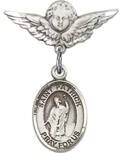 St Patrick Baby Badge - 9084/0735