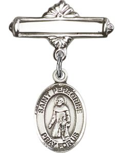 St Peregrine Laziosi Baby Badge - 9088/0730