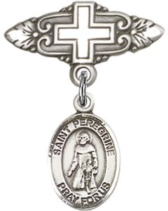 St Peregrine Laziosi Baby Badge - 9088/0731