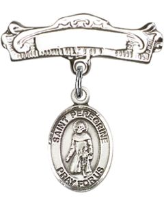 St Peregrine Laziosi Baby Badge - 9088/0732
