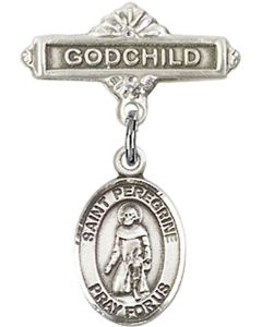 St Peregrine Laziosi Baby Badge - 9088/0736