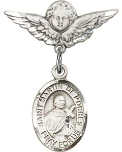 St Martin de Porres Baby Badge - 9089/0735
