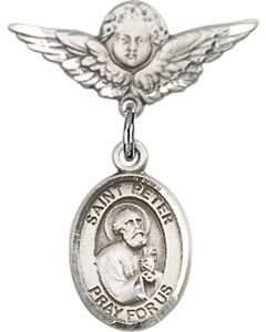 St Peter the Apostle Baby Badge - 9090/0735