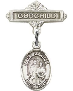 St Raphael the Archangel Baby Badge - 9092/0736