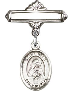 St Rita of Cascia Baby Badge - 9094/0730