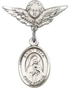 St Rita of Cascia Baby Badge - 9094/0735