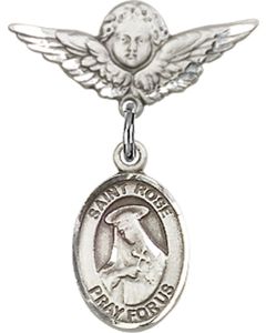 St Rose of Lima Baby Badge - 9095/0735