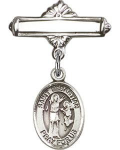 St Sebastian Baby Badge - 9100/0730