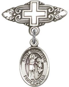St Sebastian Baby Badge - 9100/0731