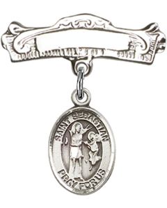 St Sebastian Baby Badge - 9100/0732