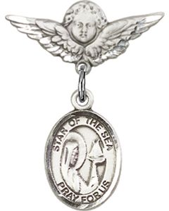 Our Lady Star of the Sea Baby Badge - 9101/0735