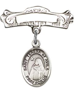 St Teresa of Avila Baby Badge - 9102/0732