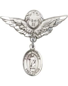 St Stephen the Martyr Baby Badge - 9104/0733