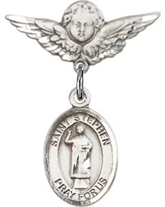 St Stephen the Martyr Baby Badge - 9104/0735