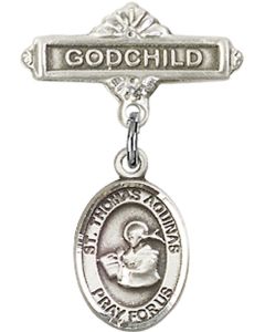 St Thomas Aquinas Baby Badge - 9108/0736