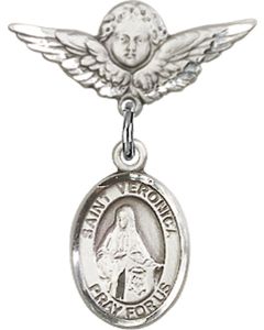 St Veronica Baby Badge - 9110/0735