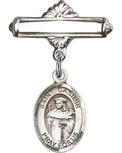 St Casimir of Poland Baby Badge - 9113/0730