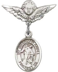 Guardian Angel Baby Badge - 9118/0735