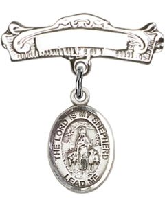 Lord Is My Shepherd Baby Badge - 9119/0732