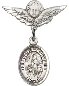 Lord Is My Shepherd Baby Badge - 9119/0735