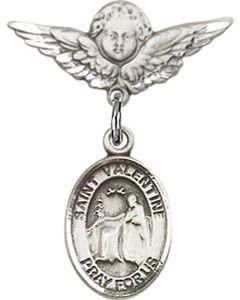 St Valentine of Rome Baby Badge - 9121/0735