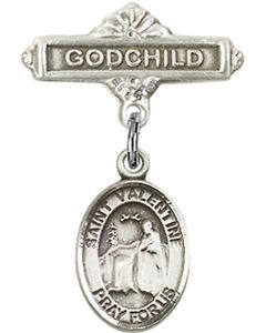 St Valentine of Rome Baby Badge - 9121/0736