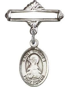 St Bridget of Sweden Baby Badge - 9122/0730