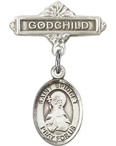 St Bridget of Sweden Baby Badge - 9122/0736