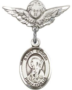 St Brigid of Ireland Baby Badge - 9123/0735