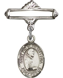 St Pio of Pietrelcina Baby Badge - 9125/0730