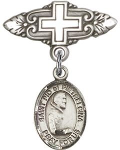 St Pio of Pietrelcina Baby Badge - 9125/0731