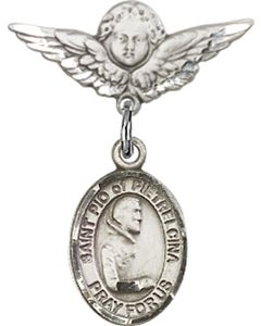 St Pio of Pietrelcina Baby Badge - 9125/0735
