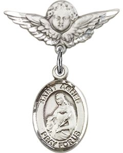 St Agnes of Rome Baby Badge - 9128/0735